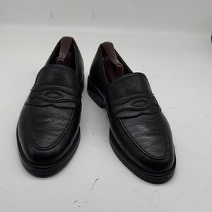 Bally Classic Black Leather Loafers